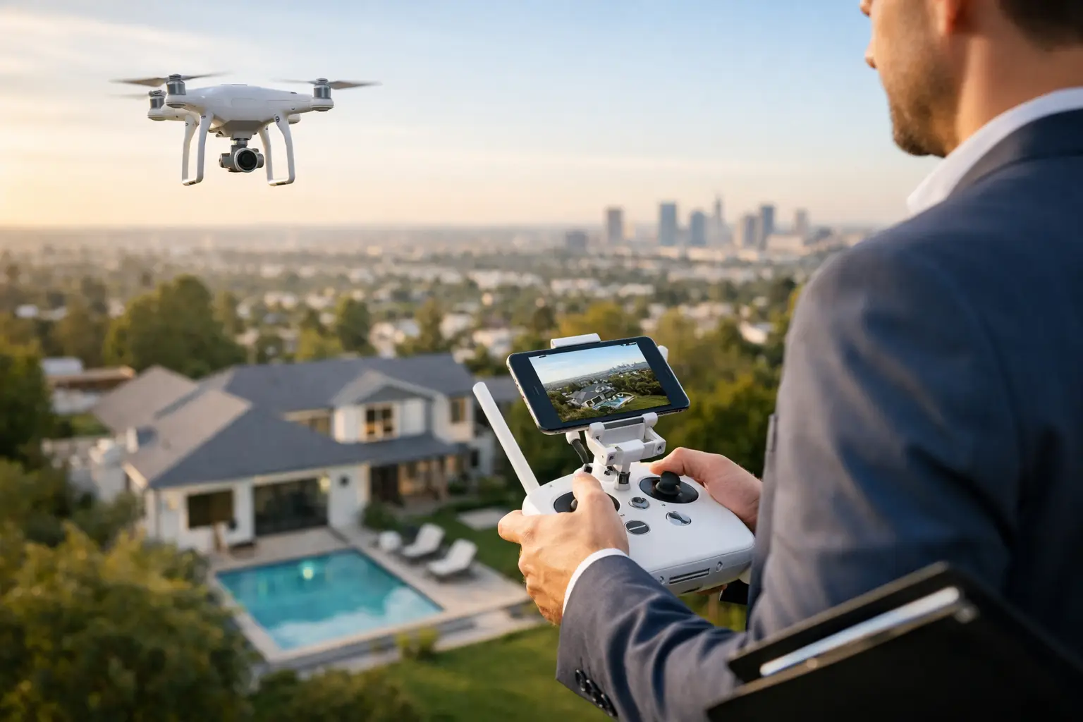 When Should Agents Use Drone Photography?