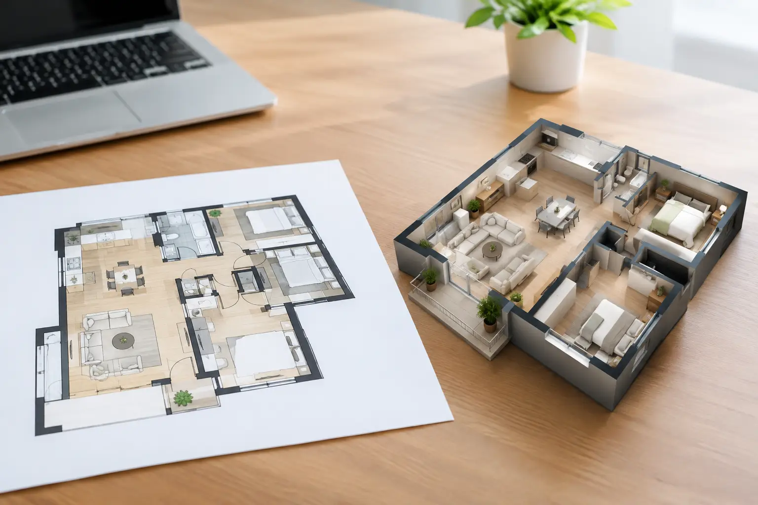 2D Floor Plans Versus 3D for Better Listings